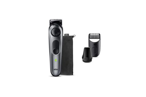 Braun 5 BT5440 Beard Trimmer with 5 styling tools for precision grooming and 40 customizable length settings.