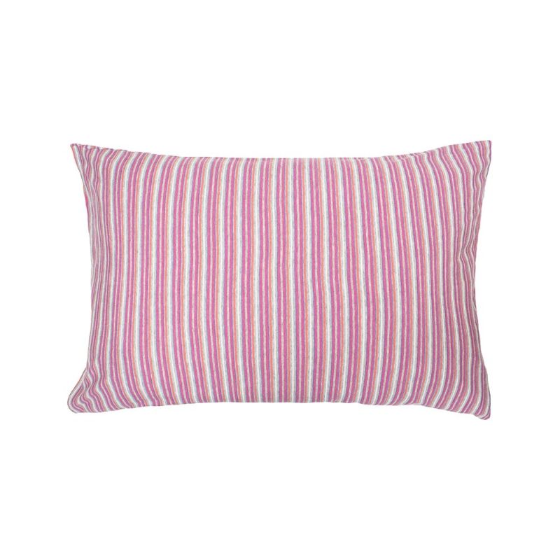 Double Duvet Cover - Quilt / Set - Bambury Dahlia Stripe (Pink)