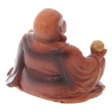 Lucky Buddha Collectable - Mini Wood Effect (Set of 24 Assorted)