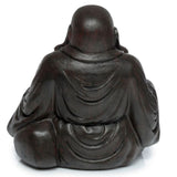Ornament - Peace of the East Wood Effect Buddha 6cm (Set of 12 Asstd)