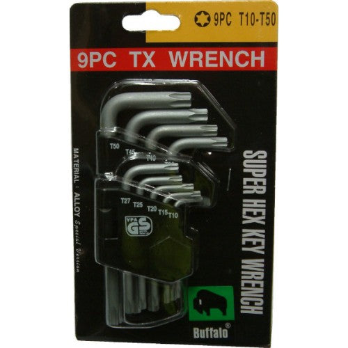 Allen Keys "Torx"Type 9 Pce T10-T50ca911