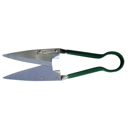 High-quality stainless steel garden shear with ergonomic handle and 300mm blade for precision trimming and shaping.