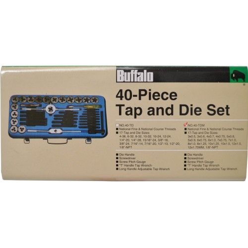Tap And Die Set - Metric 40 Pieces (40tdm)