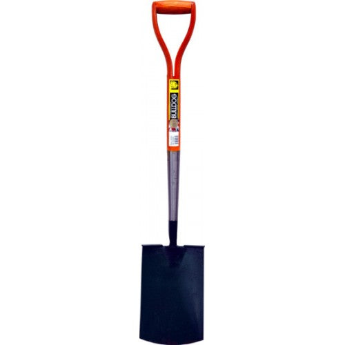 Bulldog Premier Garden Spade Wood  Handle Treaded