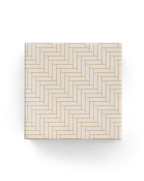 Wrapping Paper Roll - Basket Weave on Kraft Wrap (60cm)