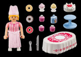 Playmobil - Baker with Dessert Table