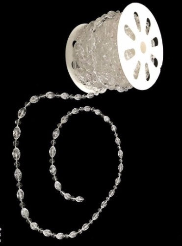 10m Clear Crystal Chain