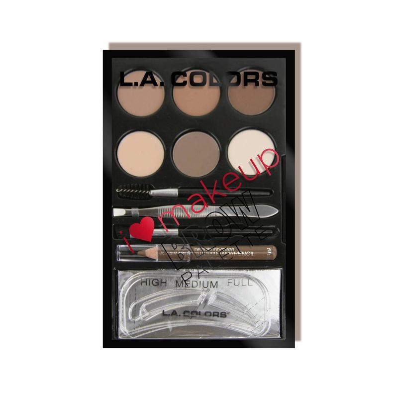 LA Colors I Heart Makeup Brow Palette Light-Medium