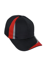 Unisex Charger Cap in black, red, and grey with antibacterial fabric and excellent UV protection for active lifestyles.