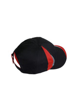 Unisex Charger Cap in black, red, and grey, made from durable BIZ COOL™ fabric with a stylish design and adjustable fit.