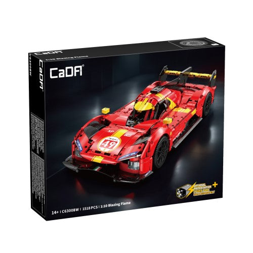 Brick Car - CADA 1:10 BLAZING FLAME  BRICK CAR