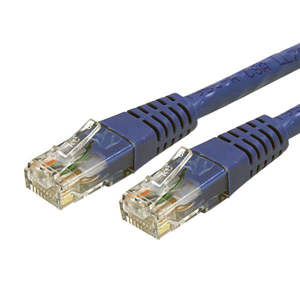 Buy 2 ft Cat6 Ethernet Cable Blue - High-Speed, Durable Molded Patch Cable for Networks