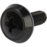 High-Quality 10-32 Server Rack Screws and Nuts - 50 Pack - Black - TAA Compliant Hardware
