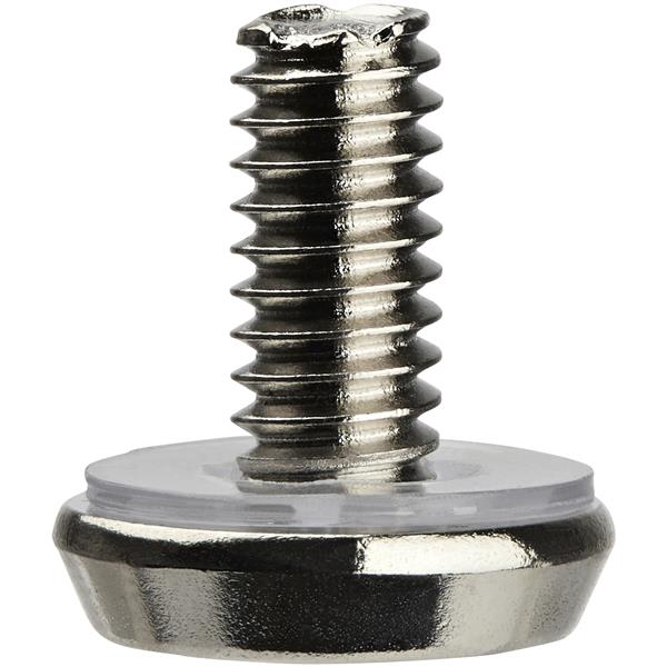 Premium 12-24 Server Rack Screws - 50 Pack - Nickel-Plated - Rust-Resistant & TAA Compliant