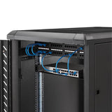 Vented 1U Rack Shelf - 25 cm Deep, Ideal for 19 in. Server Racks and IT Equipment Storage