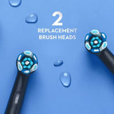 Brush Head Refill - Braun Oral B iO 2pk Ultimate Cleaning (Black)