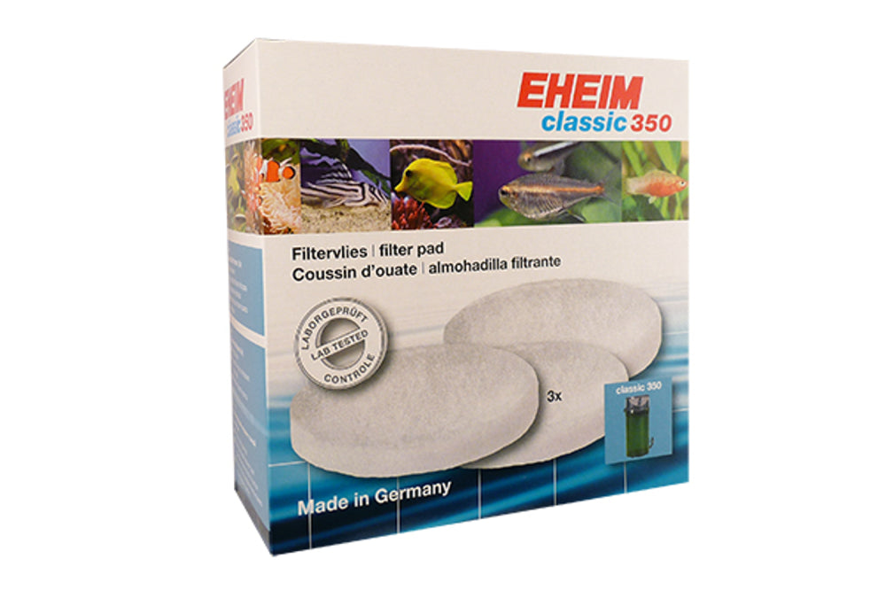 Eheim Classic 350 filter pad - White 3pk