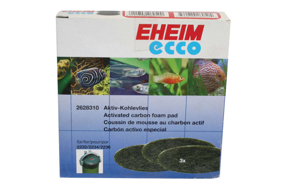 Eheim Ecco Pro filter pad - Carbon 3pk