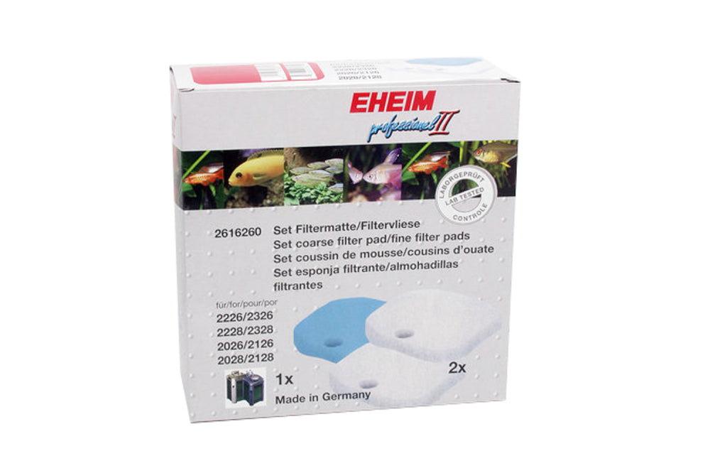 Eheim 2026/28 filter pads - 2 white/1 blue