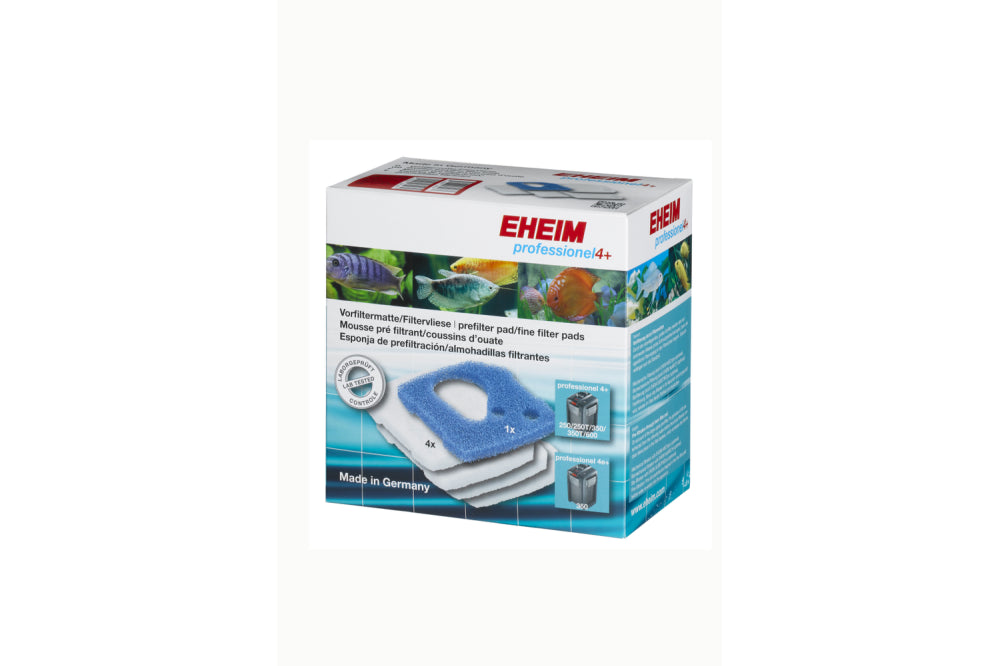 Eheim Pro 4+ filter pads - 4 white/1 blue