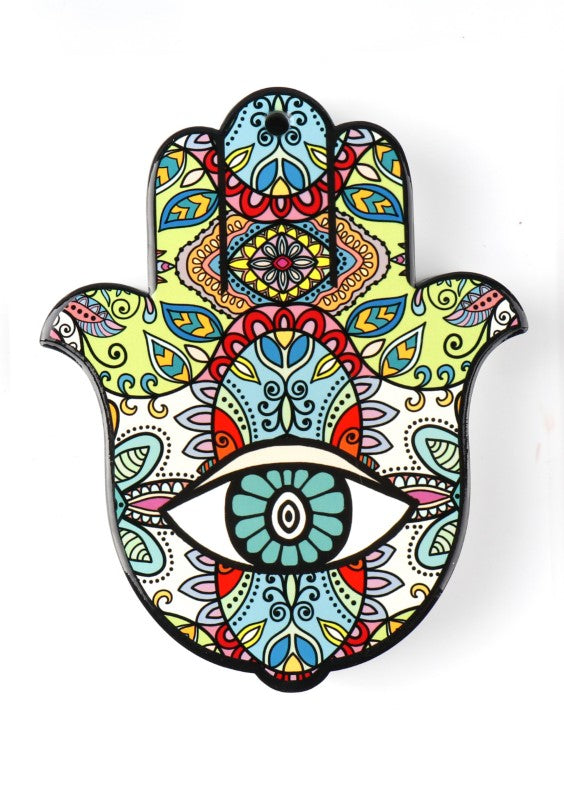 Hamsa Hand 1 - Ceramic Boho (22.5cm)
