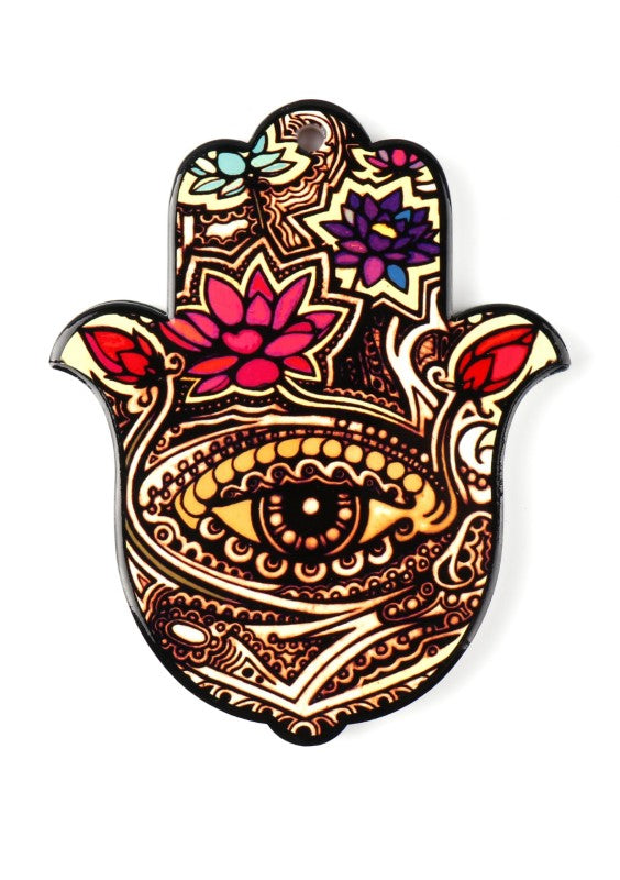 Hamsa Hand 3 - Ceramic Boho (22.5cm)