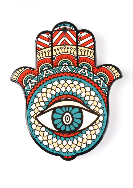 Hamsa Hand 5 - Ceramic Boho (22.5cm)