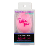 L.A. COLORS Silicone Core Blending Sponge for flawless makeup with reduced product absorption, featuring a teardrop shape.