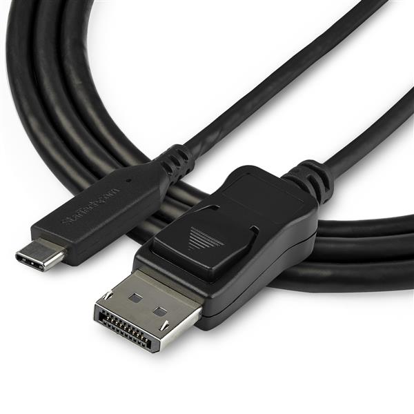 1m USB-C to DisplayPort Adapter Cable - 8K 30Hz Support, HBR3, for High-Definition Displays