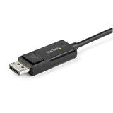 2 m (6.6’) USB C to DisplayPort 1.2 Cable - Bidirectional - 4K