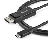 2 m (6.6’) USB C to DisplayPort 1.2 Cable - Bidirectional - 4K