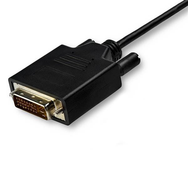 6.6' USB-C to DVI cable, supports 1920x1200 resolution for seamless connectivity with Thunderbolt 3 and USB devices.