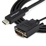 1m USB-C to DVI Adapter Cable - 1920x1200 Resolution - Compatible with Thunderbolt 3 & Displays