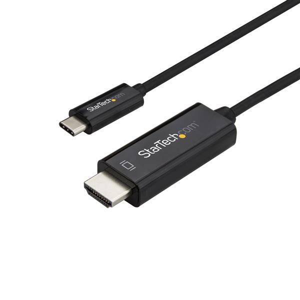 High-Speed 1m USB-C to HDMI Cable - 4K 60Hz for Monitors, TVs & Projectors - Black