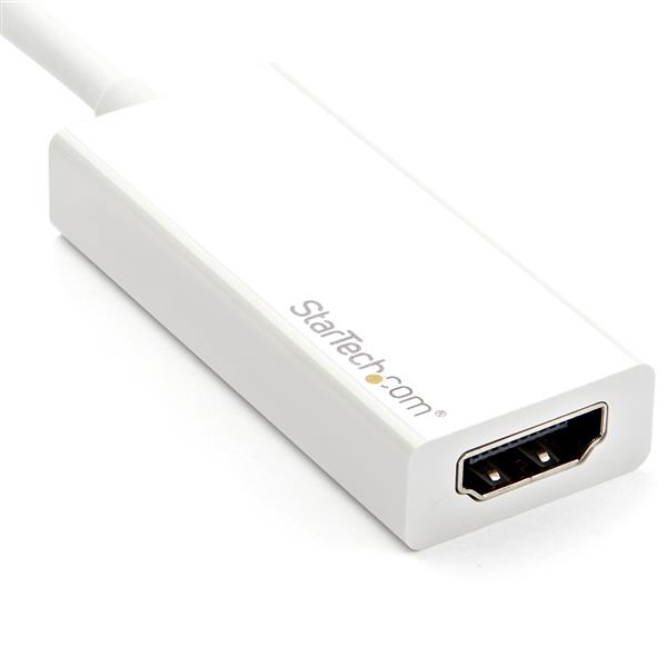 USB-C to HDMI Adapter - 4K 60Hz - Ultra HD Video Converter for MacBook & Laptop - White