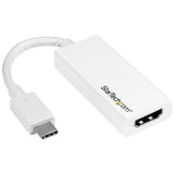 USB-C to HDMI Adapter - 4K 60Hz - Ultra HD Video Converter for MacBook & Laptop - White