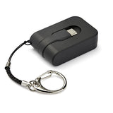Portable USB-C to HDMI Adapter - 4K Video, Quick-Connect Keychain, Travel-Friendly Design