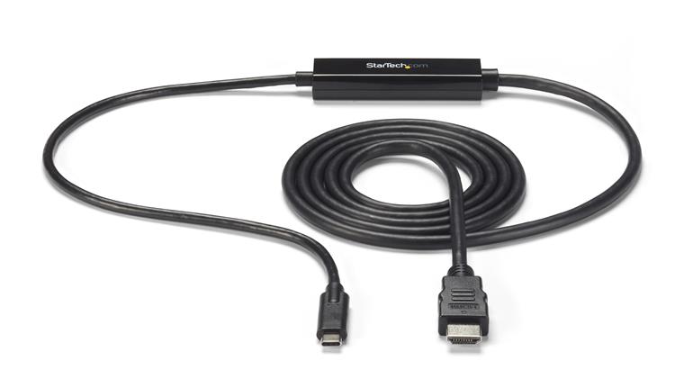 USB-C to HDMI Adapter Cable 2m - 4K 30Hz for Thunderbolt 3 and USB Type-C Devices