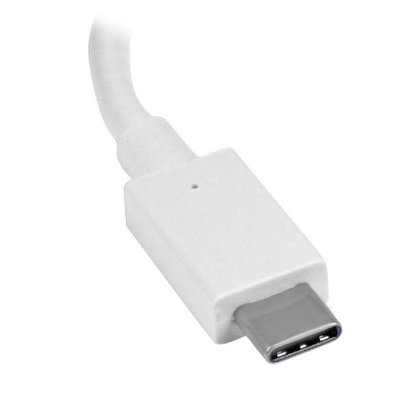 High-Performance USB-C to HDMI Adapter - White for 4K Video & Audio Connectivity