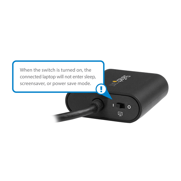 USB-C to VGA Adapter - with Presentation Mode Switch - 1920x1200