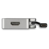 4-in-1 USB-C Multiport Video Adapter - HDMI, VGA, DVI, Mini DisplayPort - 4K 60Hz