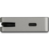 USB C Multiport Video Adapter 4-in-1 with 95W PD Power Delivery - 4K HDMI DVI VGA Mini DisplayPort - Space Gray