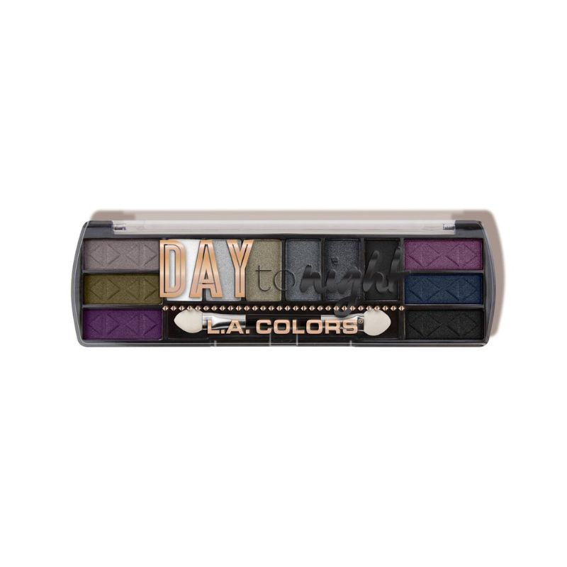 LA Colors Day to Night (12 color eyeshadow) - Nightfall