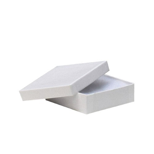 Gift Boxes - Cotton Fill Box White 89x89x25mm - 100/ctn