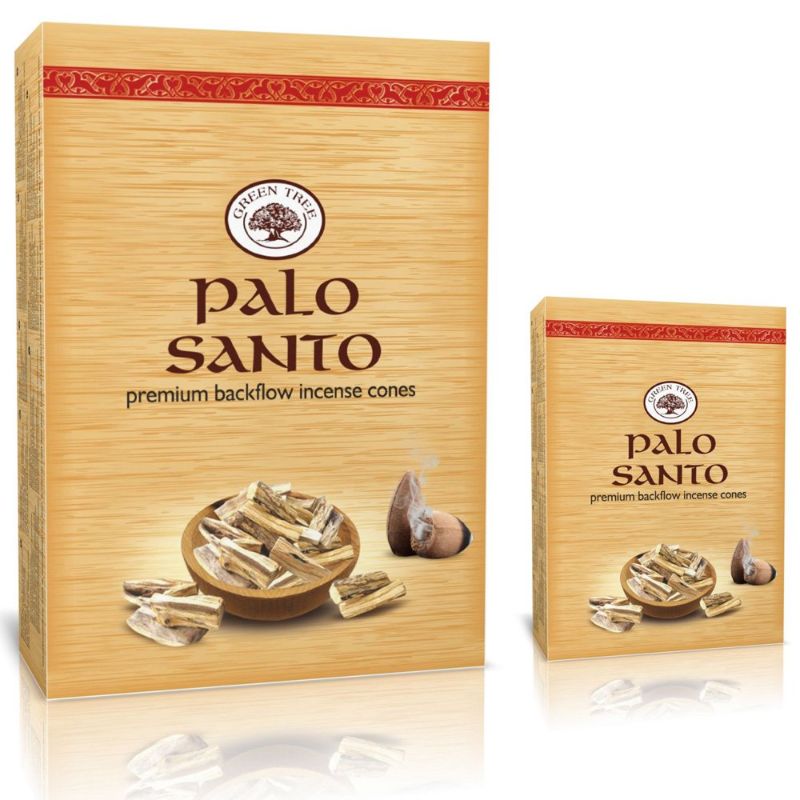 Incense - Green Tree Palo Santo Backflow Cones