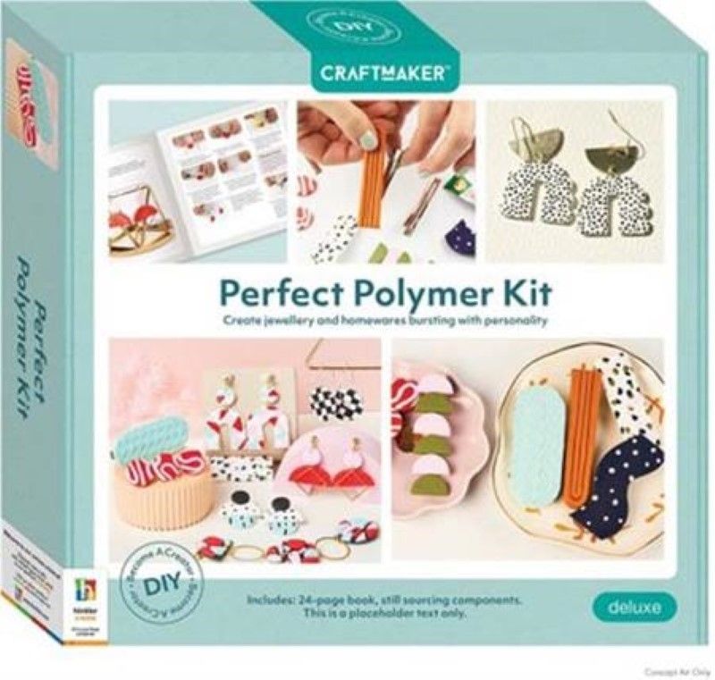 Polymer Clay Jewellery Kit - Craft Maker Deluxe