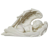 Ornament - Cherub Sleeping Long Wings (Set of 4)