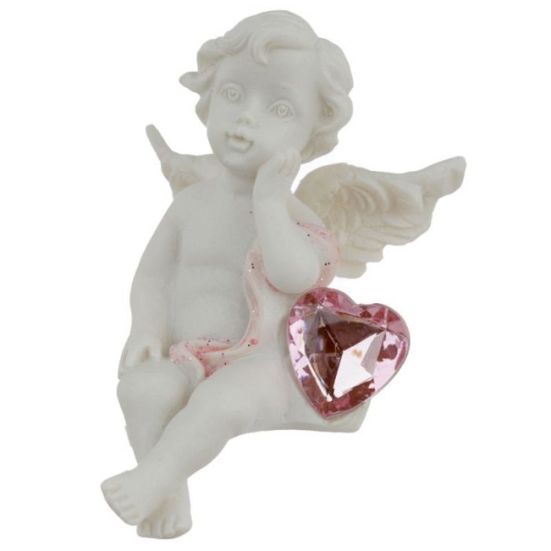 Figurine - Peace of Heaven Kiss from the Heart Cherub (Set of 12 Assorted)