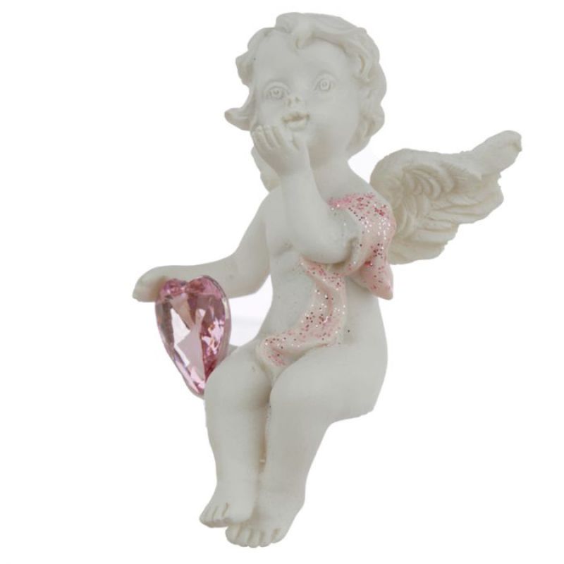Figurine - Peace of Heaven Kiss from the Heart Cherub (Set of 12 Assorted)