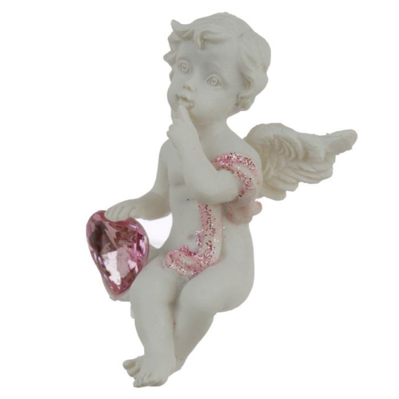 Figurine - Peace of Heaven Kiss from the Heart Cherub (Set of 12 Assorted)